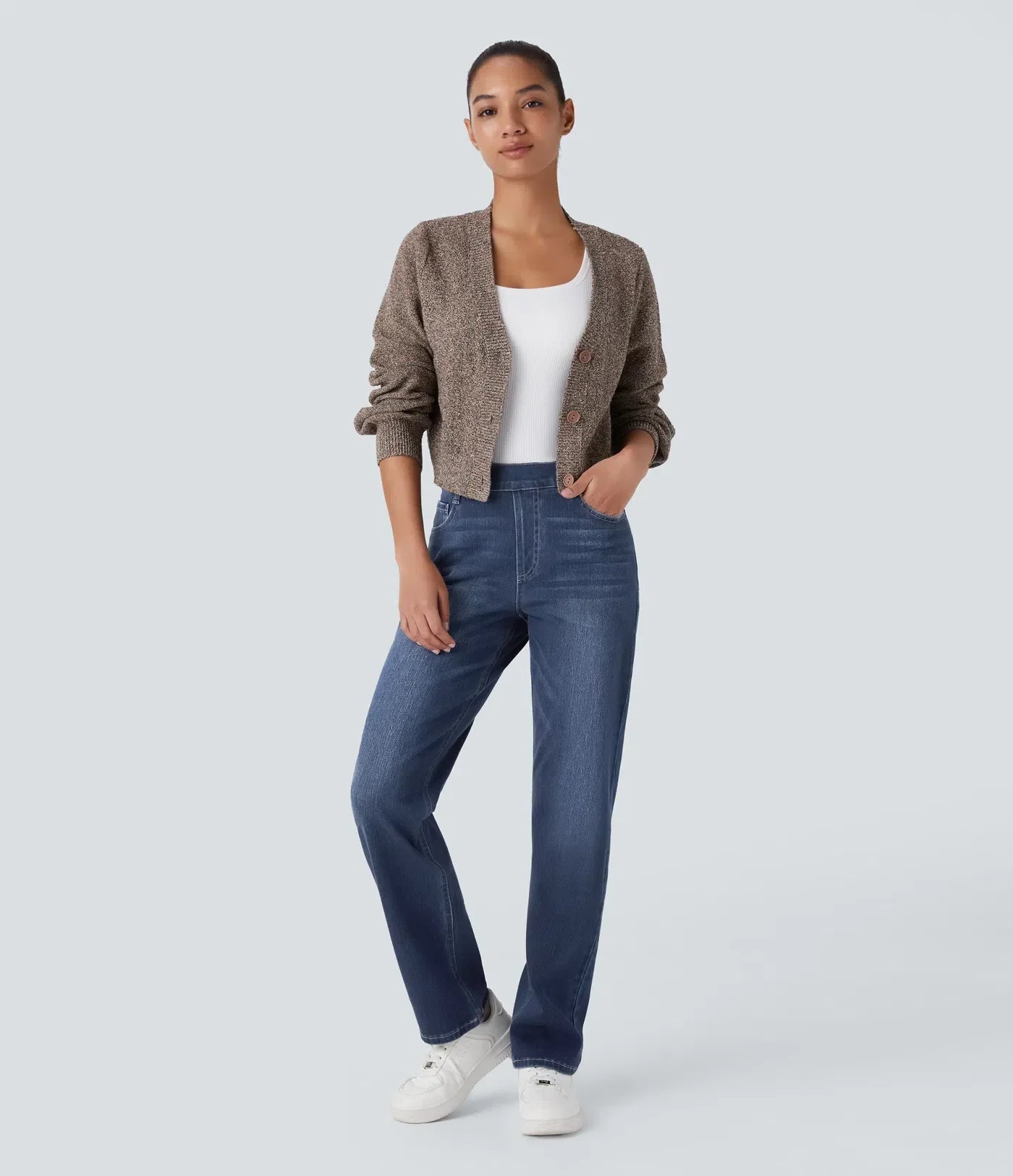 AURÉLIE™ | Elastiska & Bekväma Byxor med Hög Midja