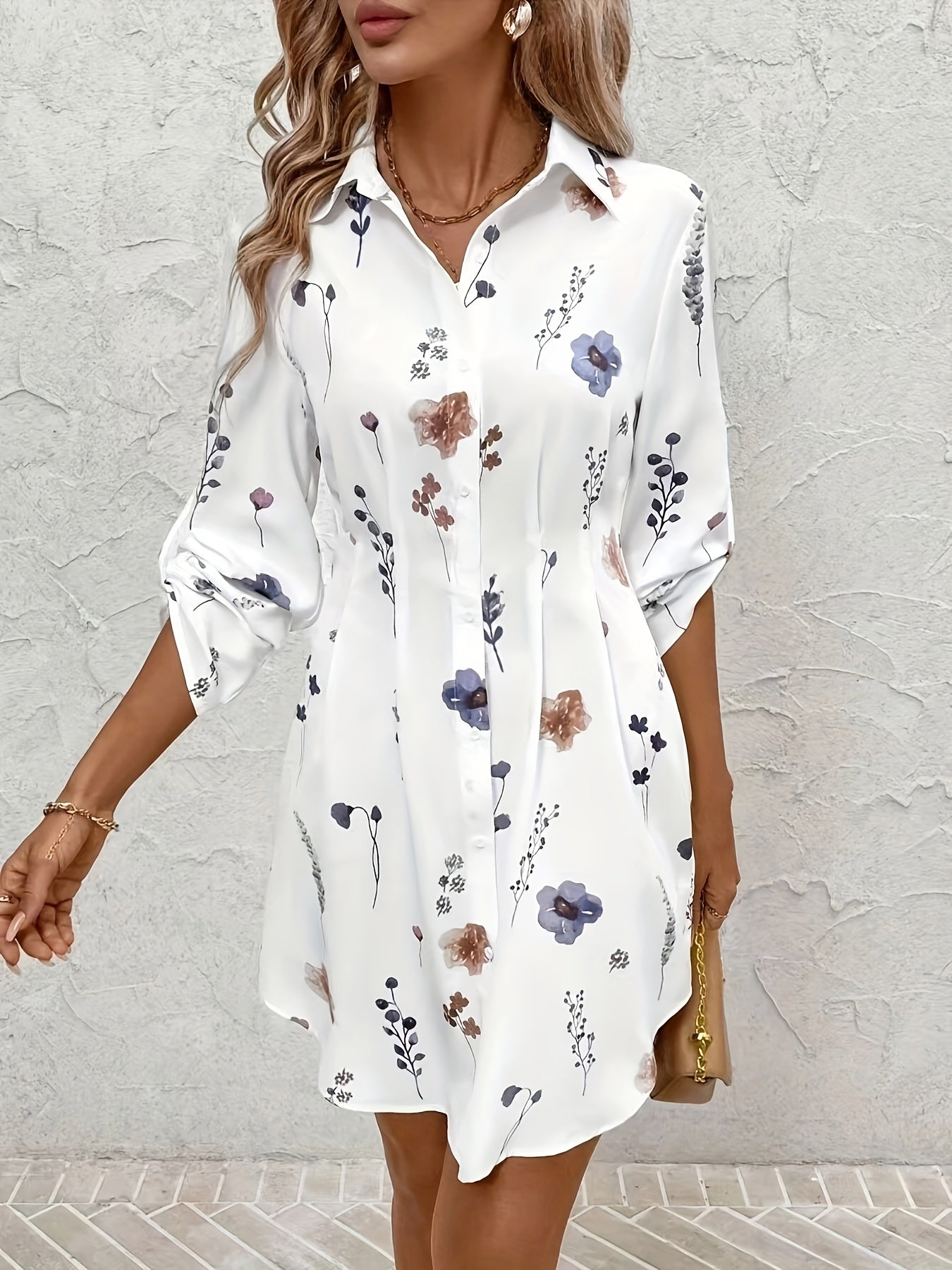 ALISE™ | Elegant blommig klänning