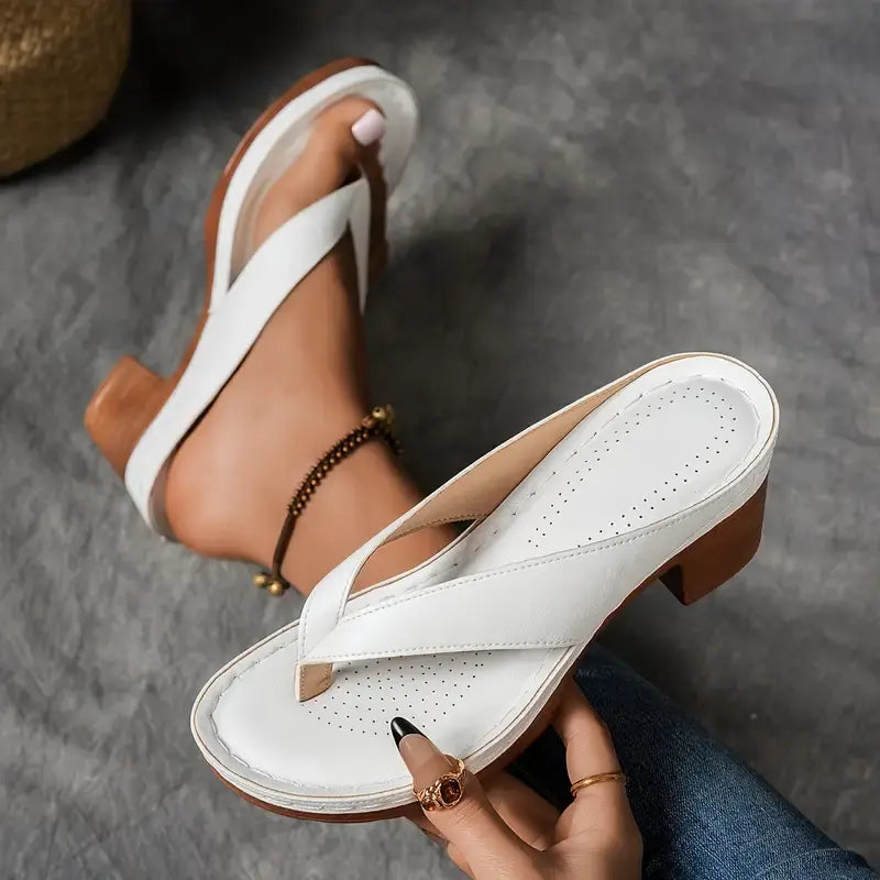 ANIA™ | Ultrabekväma sandaler med tjock klack