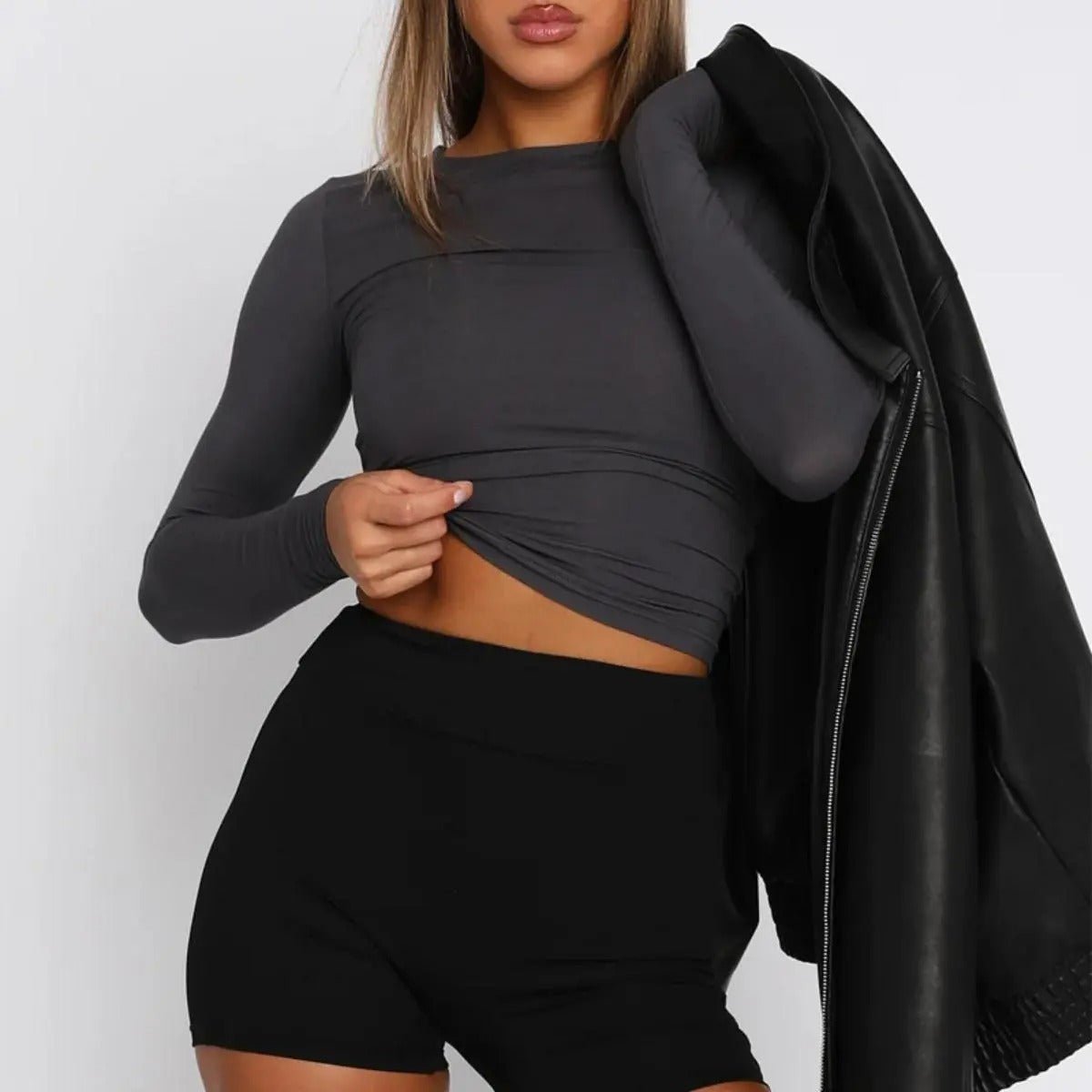 FIORELLA™ | Långärmad Slim Top