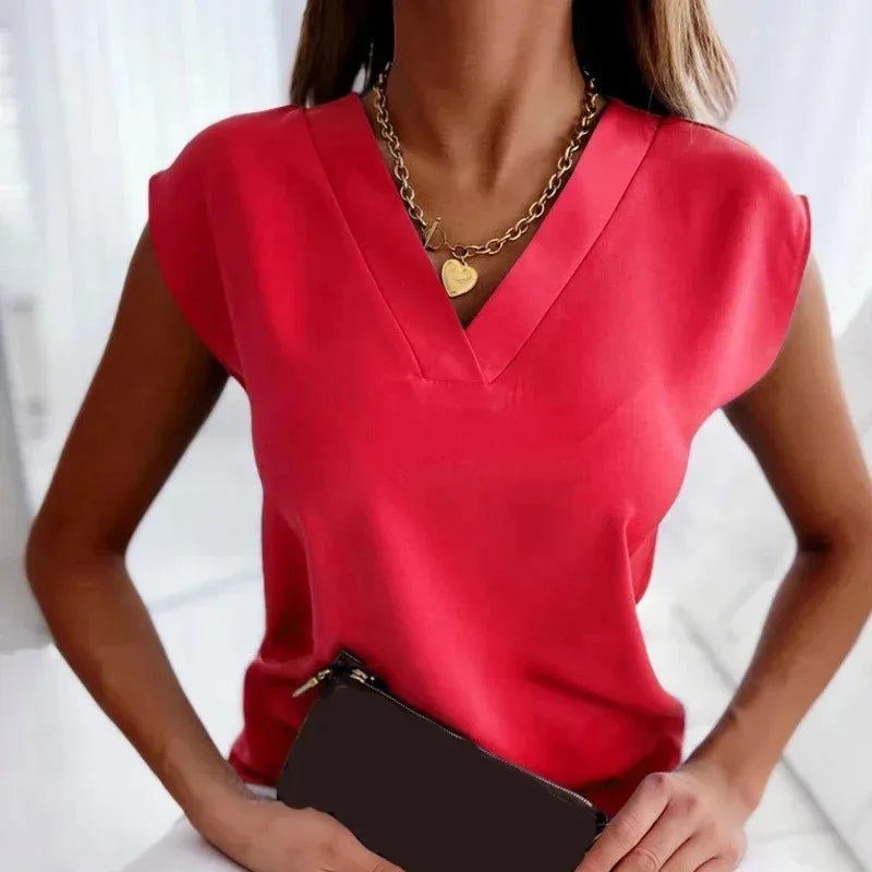 LUCIA™ | V-ringad Blus