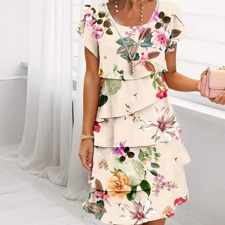 JISSELE™ | Elegant blommig klänning