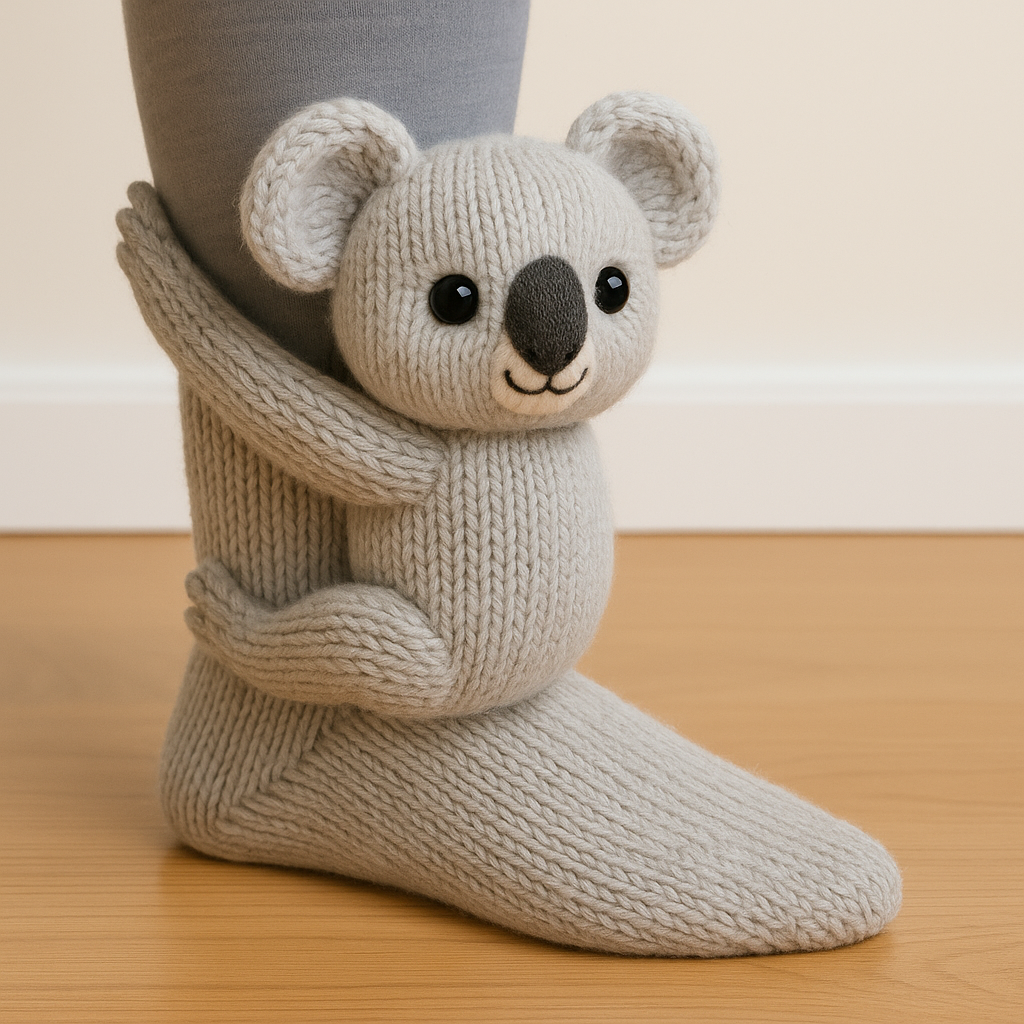 Cozy Critter Socks | Djurstrumpor med Kram