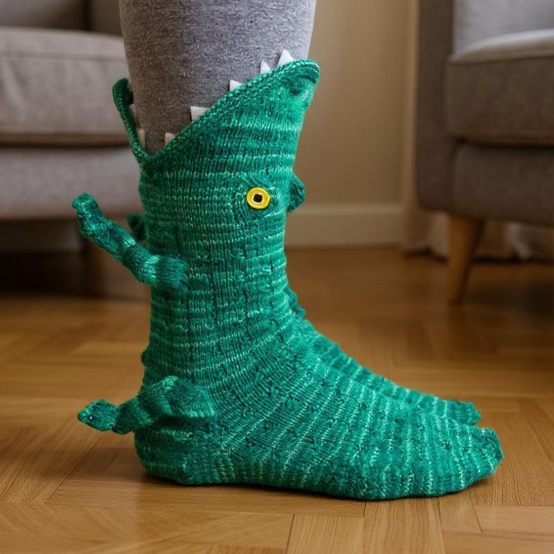 Cozy Critter Socks | Djurstrumpor med Kram