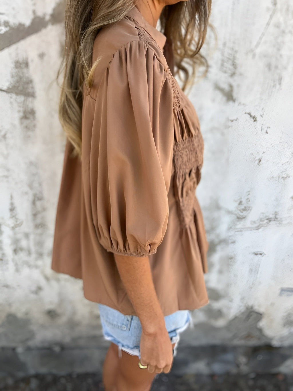 ANAVLIS™ | Plisserad Blus