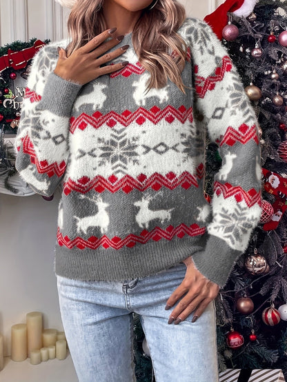 AHLINA™ | Vintertröja med Crewneck