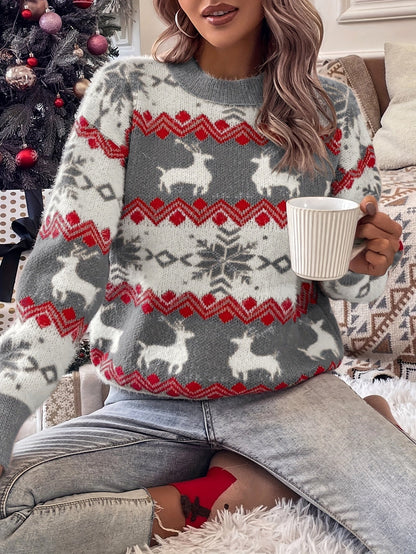 AHLINA™ | Vintertröja med Crewneck