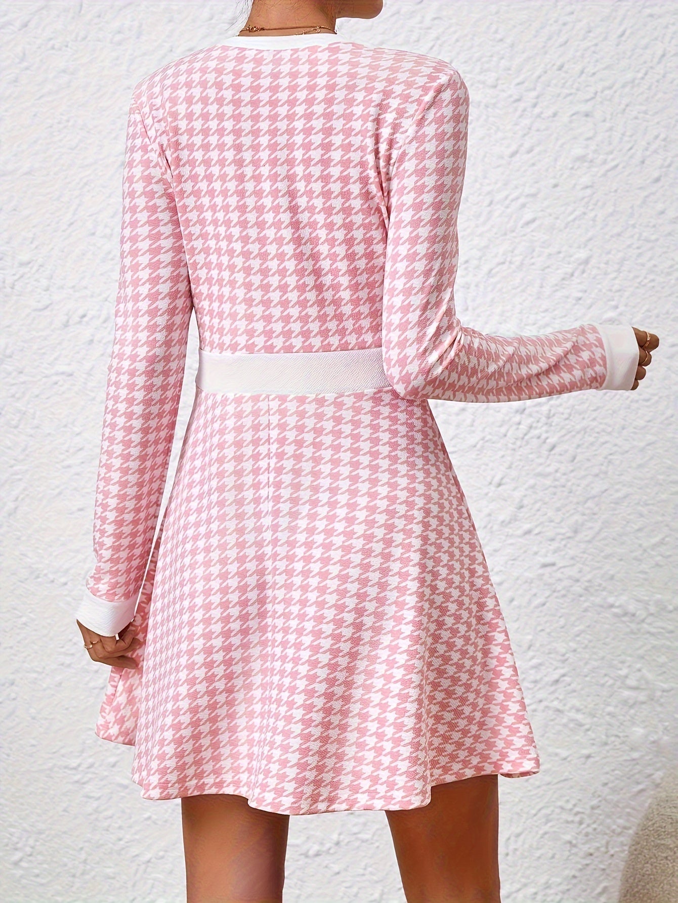 ANGELINA™ | Monogram Elegant Klänning för Alla Tillfällen