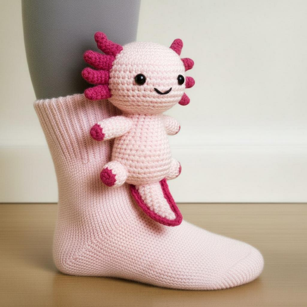 Cozy Critter Socks | Djurstrumpor med Kram