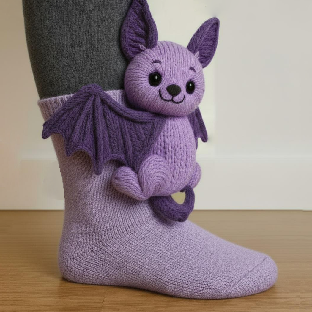 Cozy Critter Socks | Djurstrumpor med Kram