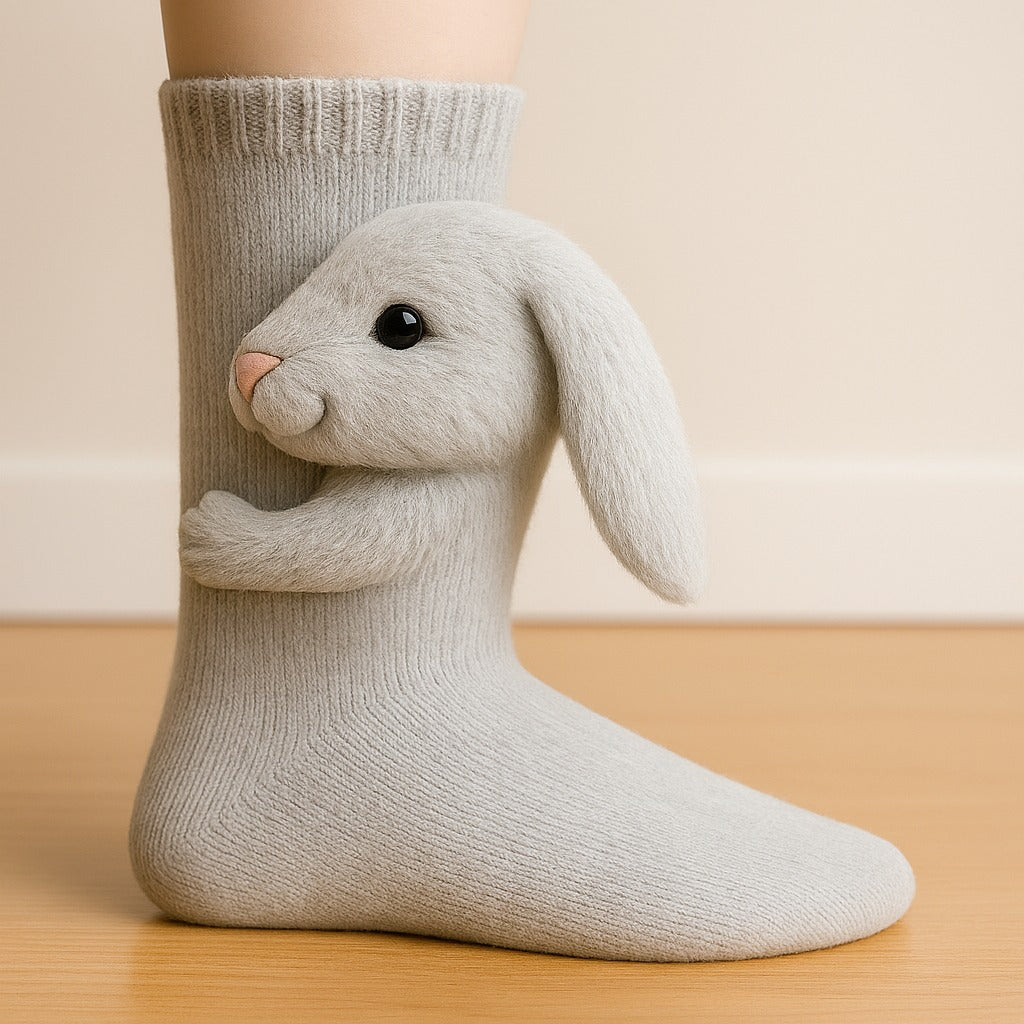 Cozy Critter Socks | Djurstrumpor med Kram