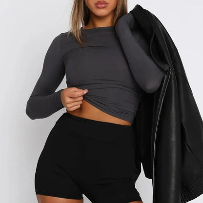 FIORELLA™ | Långärmad Slim Top