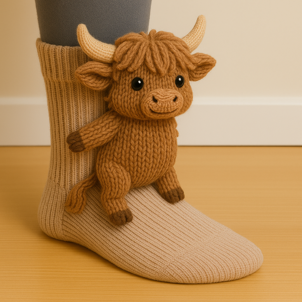 Cozy Critter Socks | Djurstrumpor med Kram